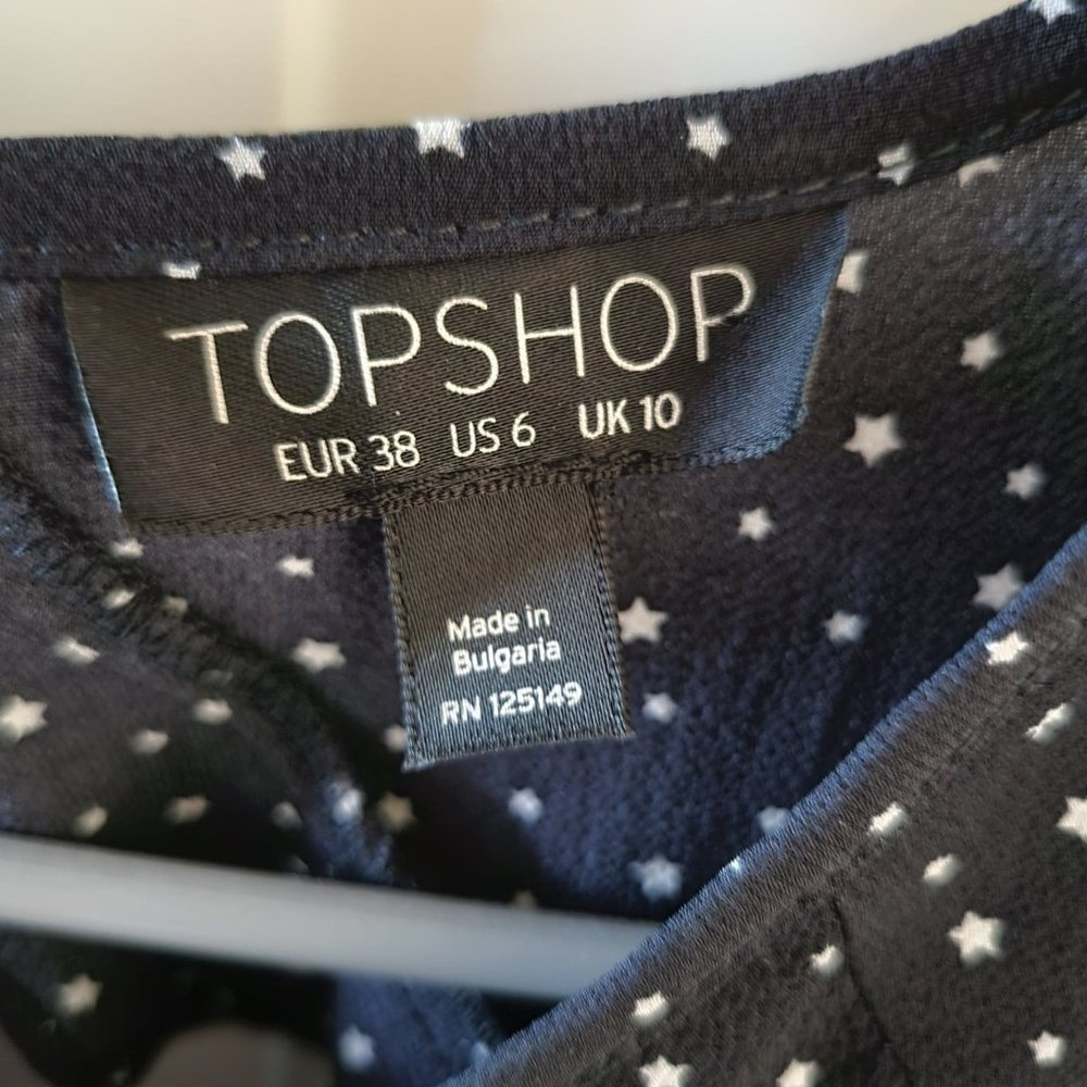 TOPSHOP Star Ruffle Dress - Picture 7 of 7